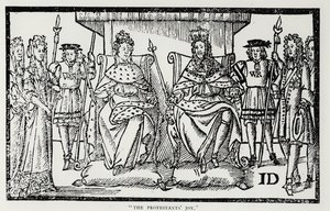 La joie des protestants, 18 avril 1689 - English School